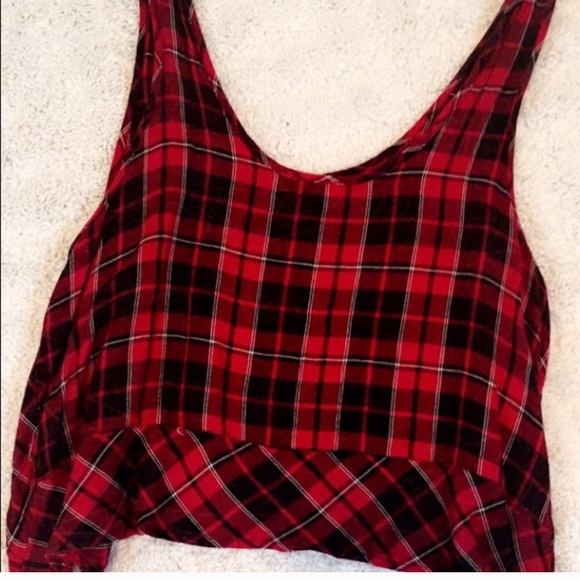 Urban Outfitters Plaid Crop Top - Picture 4 of 4